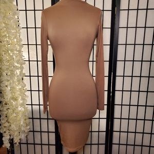 NWT Naked Wardrobe Dress - Long Sleeve mini dress  Size S